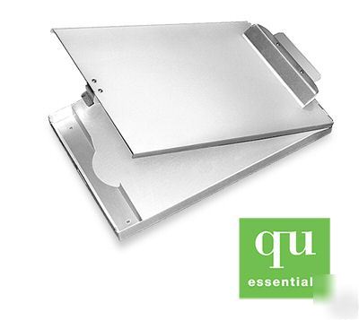 Heavy-duty aluminum clipboard with form holder