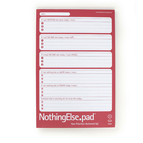 If i do nothing else pad prioritized list buttoned up