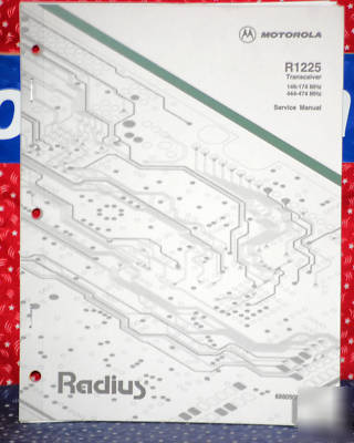 Motorola R1225 GR1225 r 1225 transceiver service manual