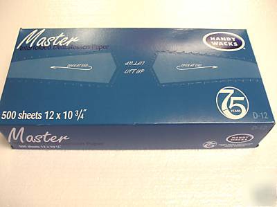 New 500 sheets of interfolded delicatessen wax paper 