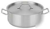 New nsf stainless steel braizer with lid, 25 qt