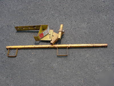 Set of ten acro #12070 roof safety guardrail roof jacks