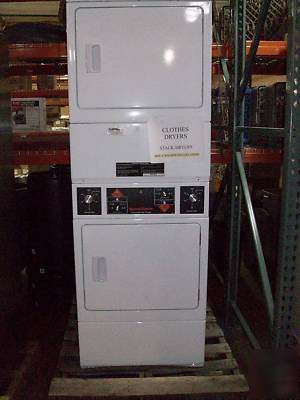 Speed queen SSE807 commercial double stack dryers
