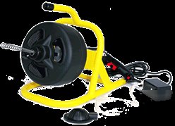Speedway drain cleaning cable machine for toilets sinks