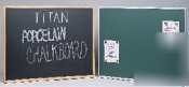 Titanâ„¢ aluminum frame porcelain chalkboard - green