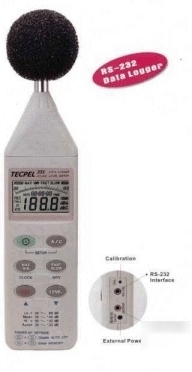 Sound meter datalogger (32000 records) tecpel dsl-331