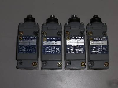 Square d 9007 C54E limit switch lot of 4