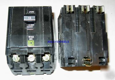 Square d qo 3 pole 10A 10 amp breaker QO310 u