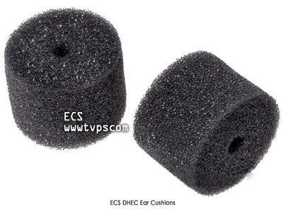 (10 pair) ecs dhec transcriber headset ear cushions