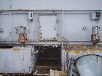 36 ft. 3 stage paint wash system conveyor line booth