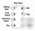 741 operational amplifier 0.9MHZ high gain....lot of 10