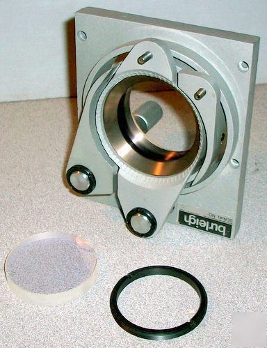 Burleigh 2-axis adjustable mount with 50MM filter lens.