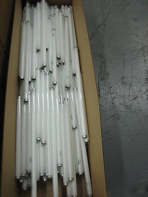 Flourescent light fixtures 4' & 2' with ballasts bulbs