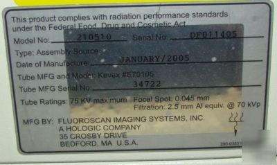 Fluroscan premier encore,c-arm, x-ray,di-com