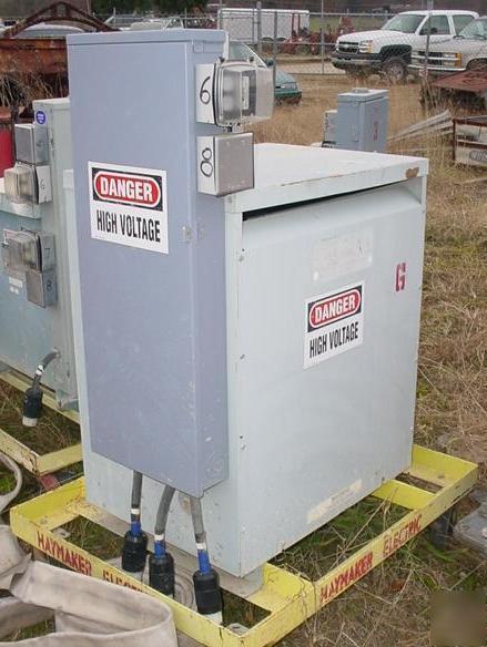 Ge general electric dry type transformer 3 ph 75 kva