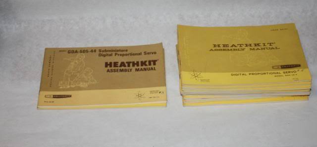 Heathkit assembly manual lot gda-505-44 gda-19-4 servo