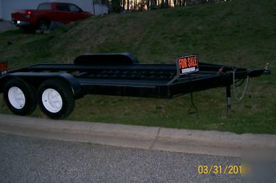 Heavy equipment & utility 18 long 6FT 5IN wide dob axle