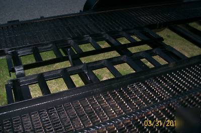 Heavy equipment & utility 18 long 6FT 5IN wide dob axle