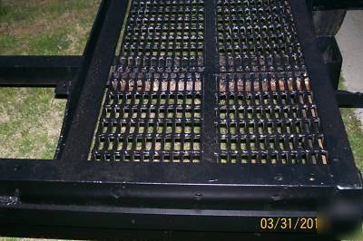Heavy equipment & utility 18 long 6FT 5IN wide dob axle