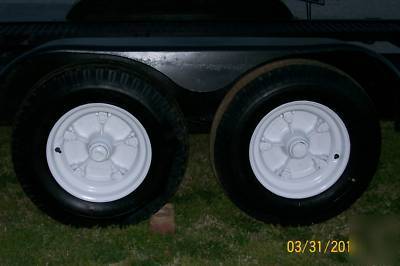 Heavy equipment & utility 18 long 6FT 5IN wide dob axle
