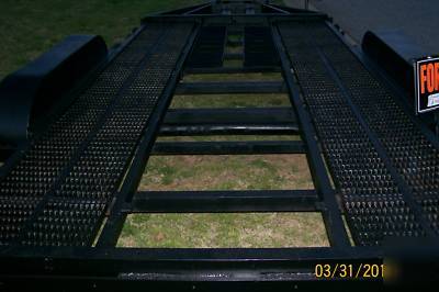Heavy equipment & utility 18 long 6FT 5IN wide dob axle