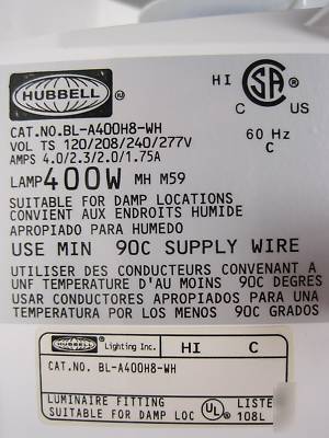 Hubbell industrial grade superbay 400W ballast housing