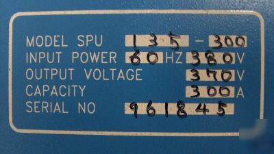 Konics thyristor unit SPU135-300 370V 300A phase contrl