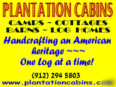 Log home builder & land development company