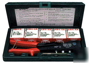 Marson deluxe riveter kit starter rivets included