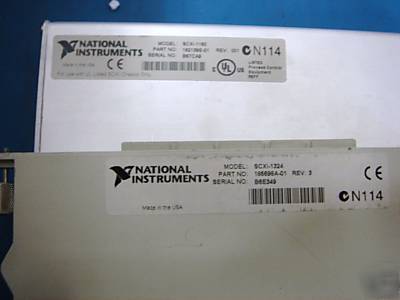 National instruments scxi-100 w/scxi-1324 , 1326 , 1300