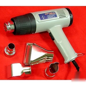 New dual speed/temp pro heat gun kit shrink tubing ul ** 