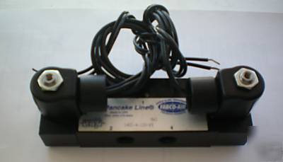New fabco air valve double solenoid 14CC-4-120/60 