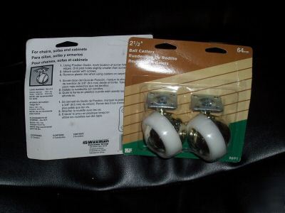 New set/4 waxman ball casters 2 1/2