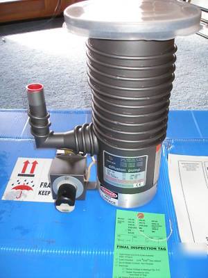 New varian m-4 diffusion pump, with parts unit