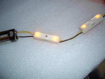 Rolls of 100 amber led lights 