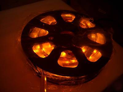 Rolls of 100 amber led lights 