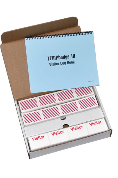 Temporary visitor badges - business solution kit 09001