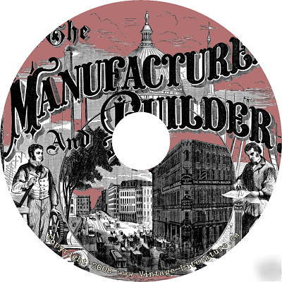 1877 manufacturer & builder - machinery magazine on cd