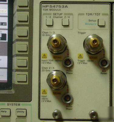 Hp agilent 54753A tdr/tdt module only, not calibrated