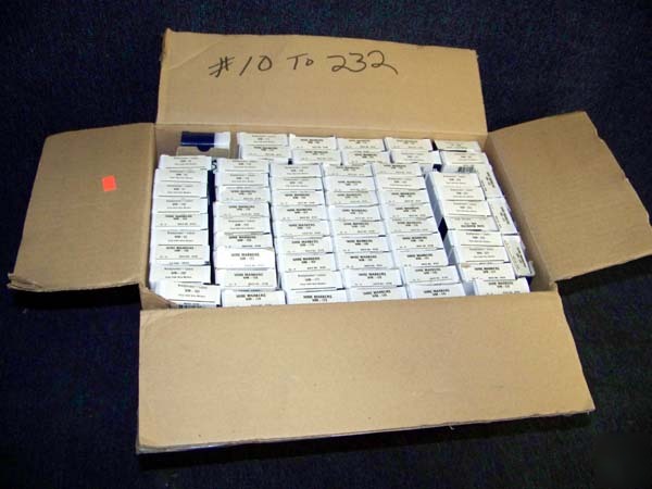 New 1500 brady wire marker label sheets-numbers 33-320