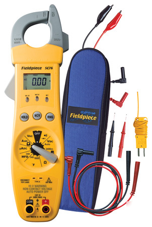 New fieldpiece SC76 sc series clamp-on meter 