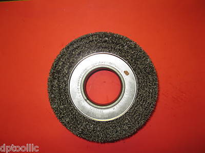 New weiler 6â€ crimped .0118 wire wheel wide face