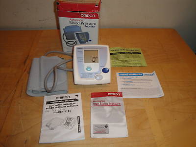 Omron home automatic blood pressure monitor hem-712C