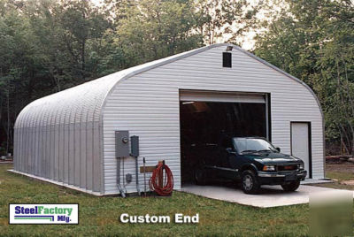 Steel factory residential storage garage building kit