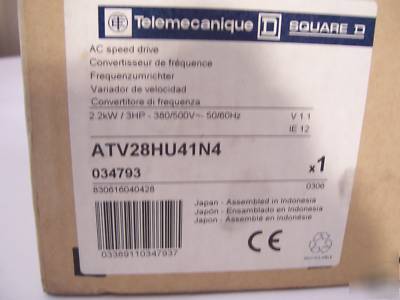 Telemecanique ac inverter drive 3HP 460V japan 