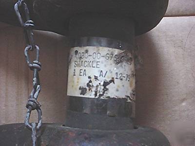 U.s.made 80 ton lifting/ anchor chain shackle