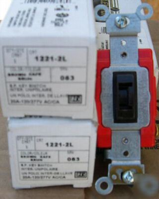  leviton 1221-2L 20 amp tamper proof key switch *