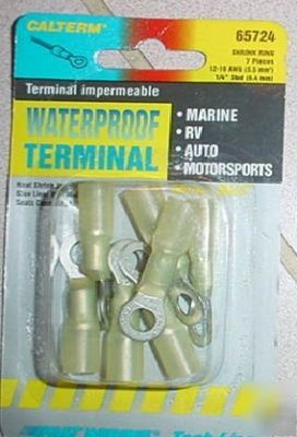 Waterproof terminal shrink ring 12-10AWG calterm #65724