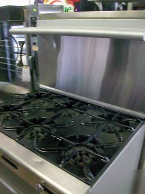 6 burner range oven refurbished gas commercial stove