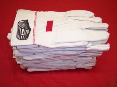 72 pr. oilfield type gloves, ribcord cotton lg s.c.